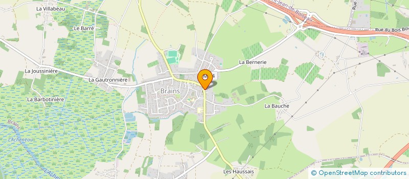 localisation de l'entreprise SCI MARTIN  BRAINS