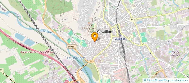 localisation de l'entreprise SCI MARTIN  CAVAILLON