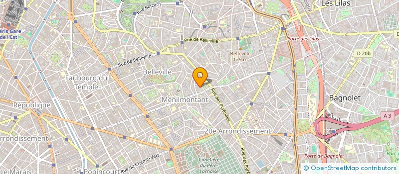 localisation de l'entreprise SCI MARTIN  PARIS