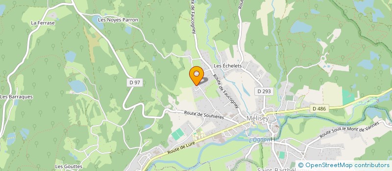 localisation de l'entreprise SCI MARTIN  ECROMAGNY