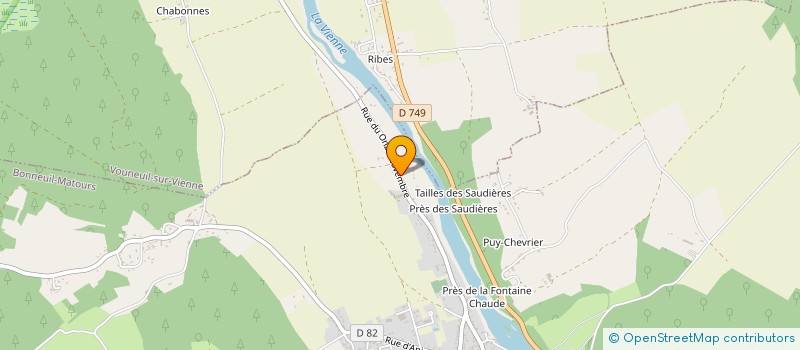 localisation de l'entreprise SCI MARTIN  BONNEUIL-MATOURS