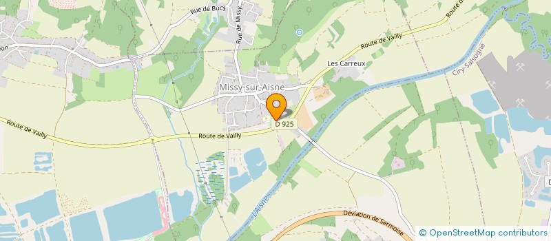 localisation de l'entreprise SCI MARTIN  MISSY-SUR-AISNE