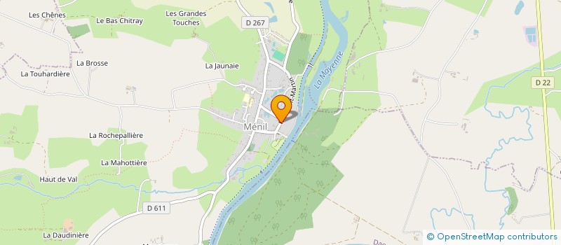 localisation de l'entreprise SCI MARTIN  MENIL