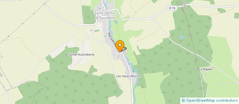 localisation de l'entreprise SCI MARTIN  SAINT-DENIS-LE-FERMENT