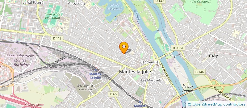 localisation de l'entreprise SCI MARTIN  MANTES-LA-JOLIE