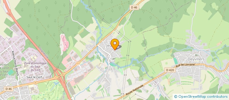 localisation de l'entreprise SCI MARTIN 88  JEUXEY