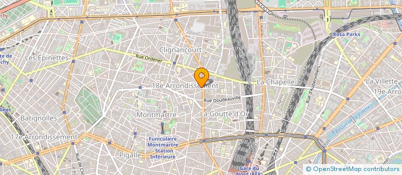 localisation de l'entreprise SCI MARTIN  PARIS