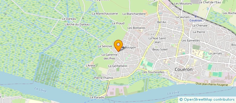 localisation de l'entreprise SCI MARTIN à COUERON