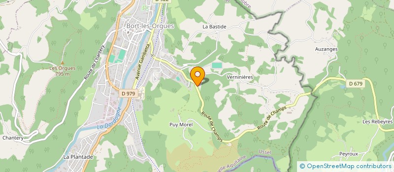 localisation de l'entreprise SCI MARTIN  BORT-LES-ORGUES