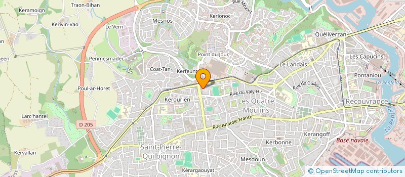 localisation de l'entreprise SCI MARTIN AGNOUX  BREST