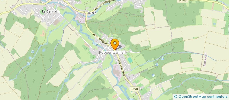 localisation de l'entreprise SCI MARTIN AMELIE  OLTINGUE