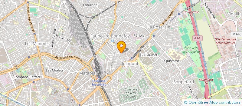 localisation de l'entreprise SCI MARTIN BAYARD à TOULOUSE