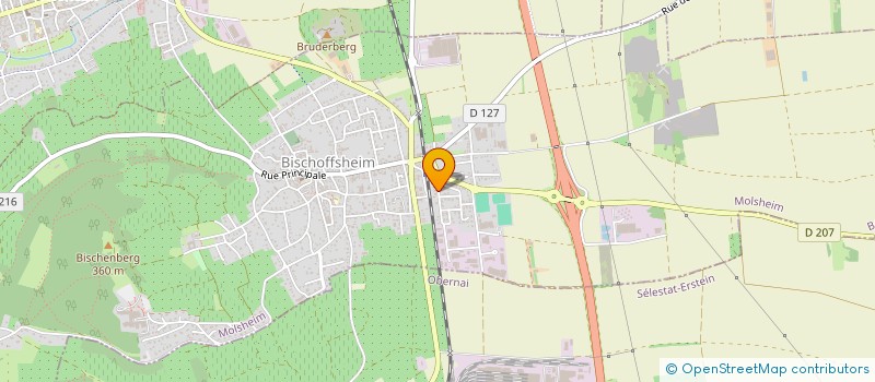 localisation de l'entreprise SCI MARTIN BROTHERS & SISTER  BISCHOFFSHEIM