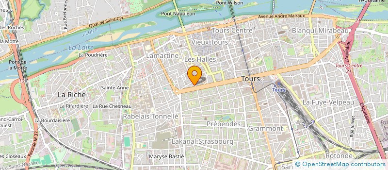 localisation de l'entreprise SCI MARTIN DE CANDES  TOURS