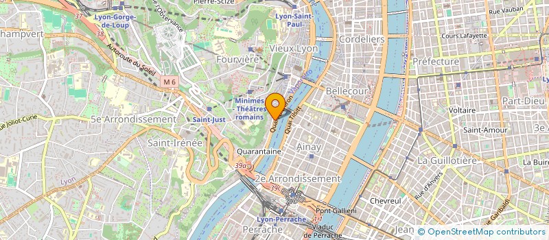 localisation de l'entreprise SCI MARTIN DE LAVENERE  LYON