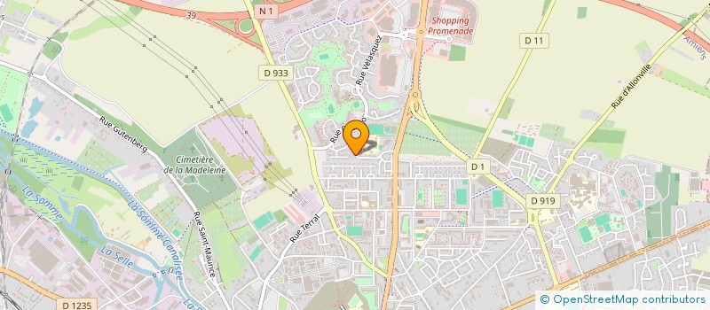 localisation de l'entreprise SCI MARTIN DU GARD à AMIENS