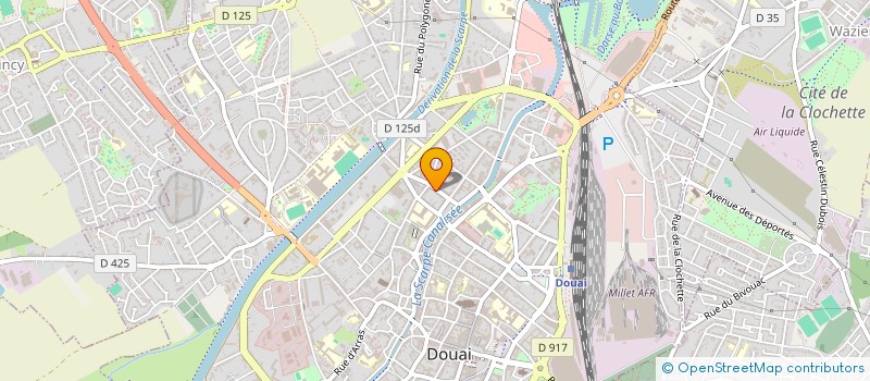 localisation de l'entreprise SCI MARTIN DU NORD à DOUAI