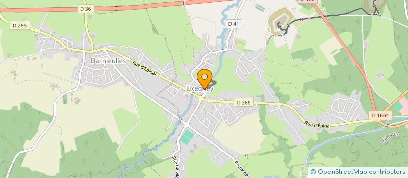 localisation de l'entreprise SCI MARTIN FRERES  UXEGNEY