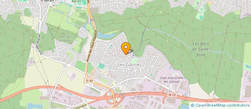 localisation de l'entreprise SCI MARTIN GARNIER  PLAISIR