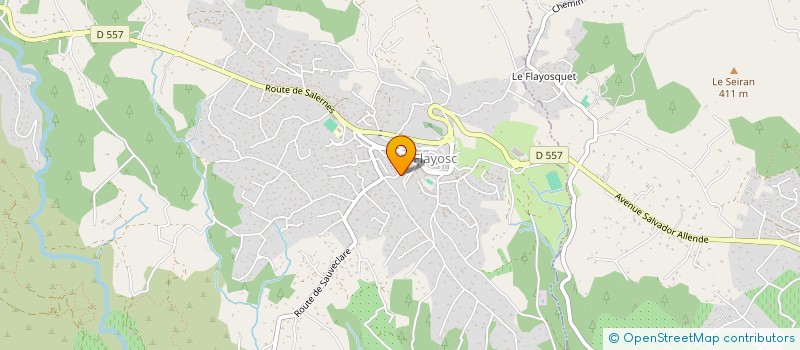 localisation de l'entreprise SCI MARTIN GUYON  FLAYOSC