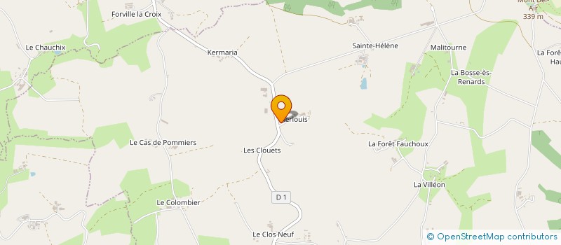 localisation de l'entreprise SCI MARTIN-HUET à LE MENE