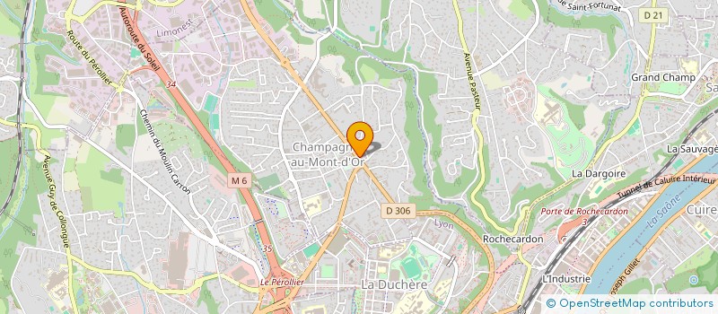 localisation de l'entreprise SCI MARTIN II  CHAMPAGNE-AU-MONT-D'OR