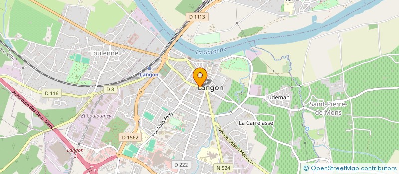 localisation de l'entreprise SCI MARTIN IMMEUBLES à LANGON