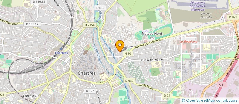 localisation de l'entreprise SCI MARTIN JULES  CHARTRES