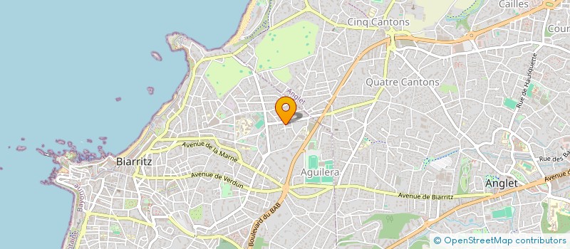 localisation de l'entreprise SCI MARTIN LARRONDE à BIARRITZ