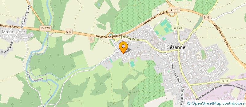 localisation de l'entreprise SCI MARTIN-LHEUREUX à SEZANNE
