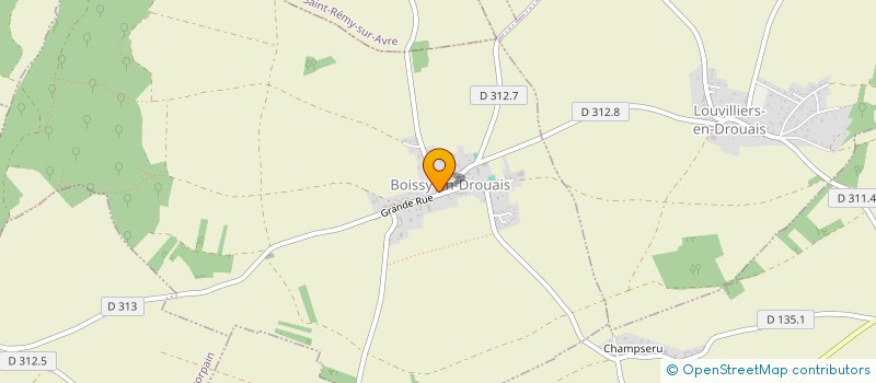 localisation de l'entreprise SCI MARTIN LUTHER à BOISSY-EN-DROUAIS