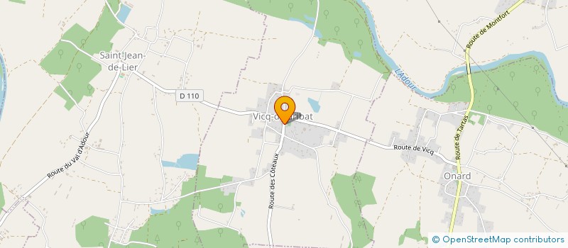 localisation de l'entreprise SCI MARTIN MELLAC  VICQ-D'AURIBAT