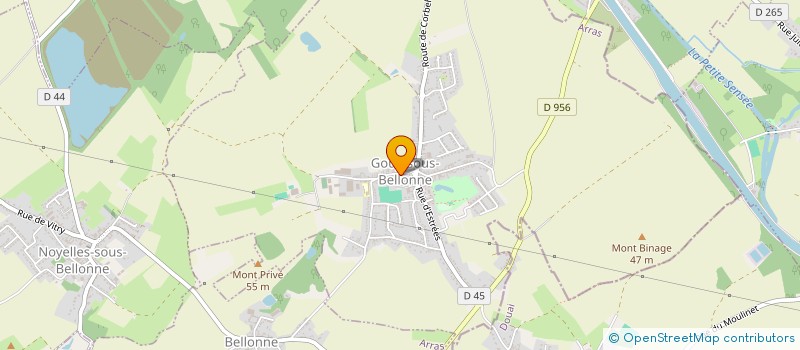 localisation de l'entreprise SCI MARTIN NICOLAS  GOUY-SOUS-BELLONNE