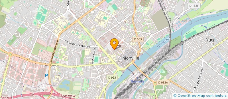 localisation de l'entreprise SCI MARTIN-OSSWALD à THIONVILLE