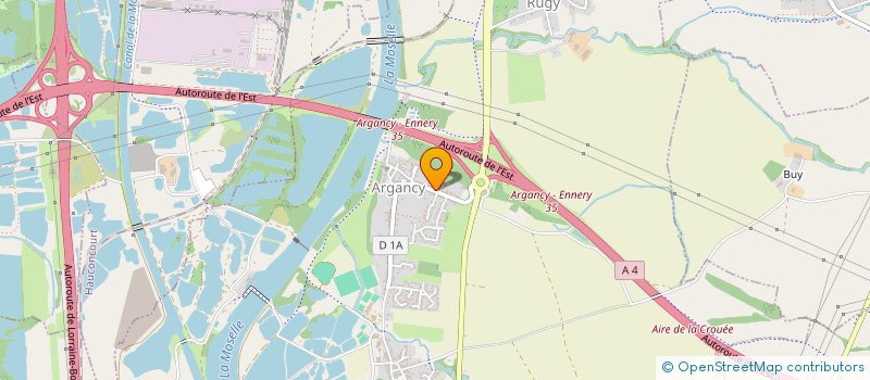 localisation de l'entreprise SCI MARTIN PECHEUR  ARGANCY