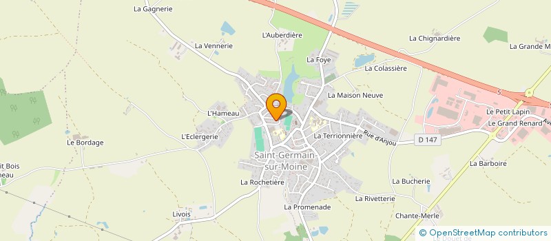 localisation de l'entreprise SCI MARTIN PIZON à SEVREMOINE