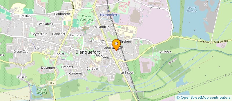localisation de l'entreprise SCI MARTIN-ROUSSY à BLANQUEFORT