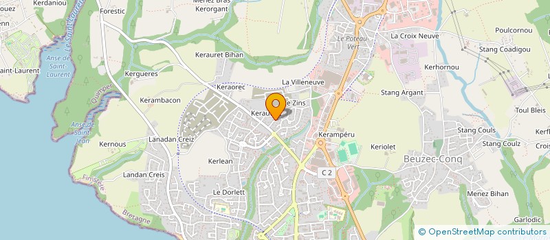 localisation de l'entreprise SCI MARTIN'S MURS  CONCARNEAU