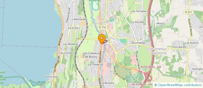 localisation de l'entreprise SCI MARTINA  VIVIERS-DU-LAC