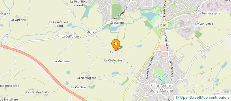 localisation de l'entreprise SCI MARTINA à SEVREMOINE