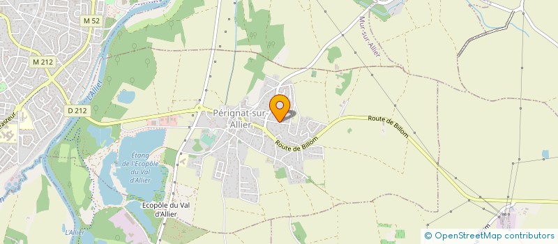 localisation de l'entreprise SCI MARTINANGE à PERIGNAT-SUR-ALLIER