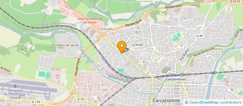localisation de l'entreprise SCI MARTINAT FRERES à CARCASSONNE