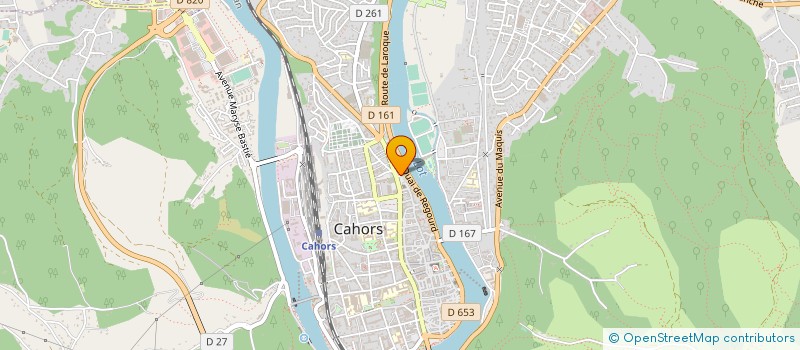 localisation de l'entreprise SCI MARTINAUD-RADOCCHIA  CAHORS