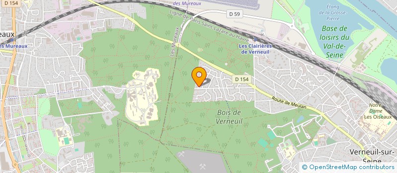 localisation de l'entreprise SCI  MARTINCHO BAITA  VERNEUIL-SUR-SEINE