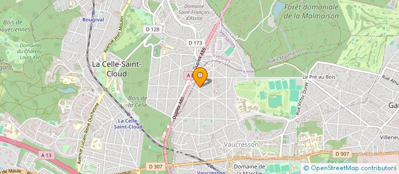 localisation de l'entreprise SCI MARTINE à VAUCRESSON