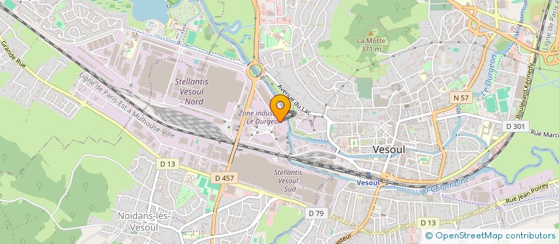 localisation de l'entreprise SCI MARTINE  NOIDANS-LES-VESOUL