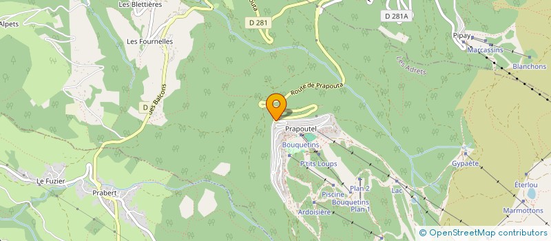 localisation de l'entreprise SCI MARTINE  LES ADRETS