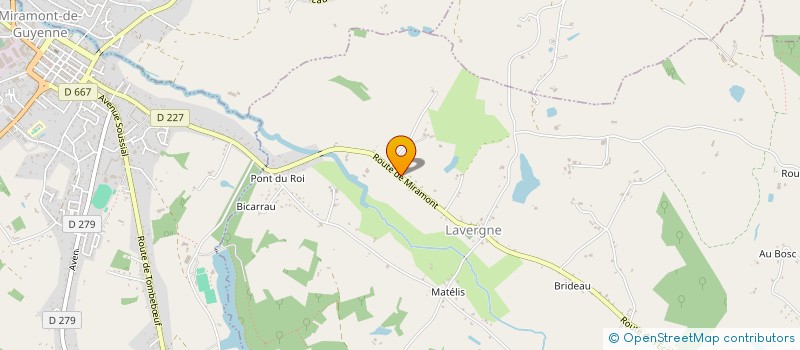 localisation de l'entreprise SCI MARTINE  LAVERGNE