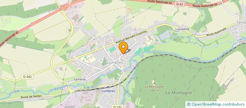 localisation de l'entreprise SCI MARTINE  LUMBRES