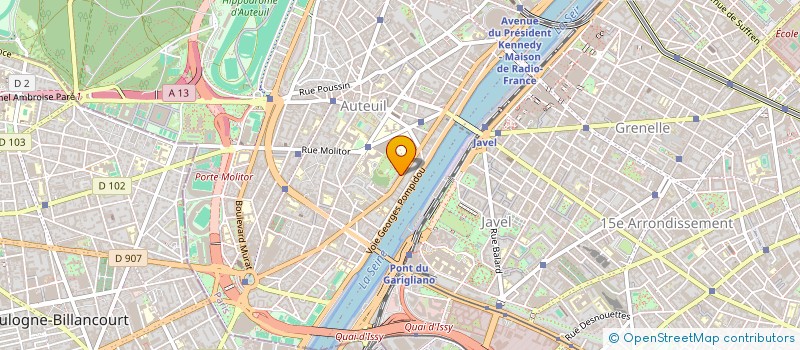 localisation de l'entreprise SCI MARTINE ET PATRICK CASIN  PARIS